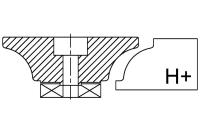 Профильная фреза сегментная гранит Н+30 Профильная фреза сегментная гранит Н+30